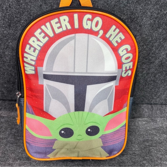 Star Wars Mandalorian Mini Baby Yoda Backpack - Picture 2 of 10